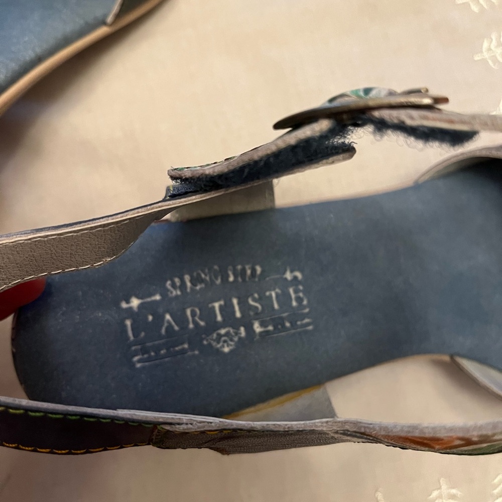 L ‘ Artiste Women’s Sling back Sandals - Picture 8 of 10